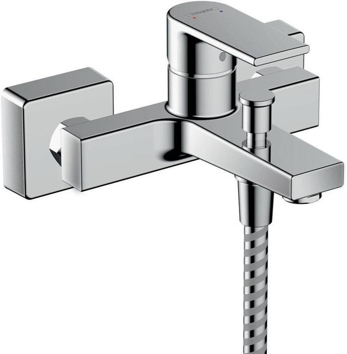 hansgrohe HG Einhebel-Wannenmischer VERNIS Shape Aufputz chrom