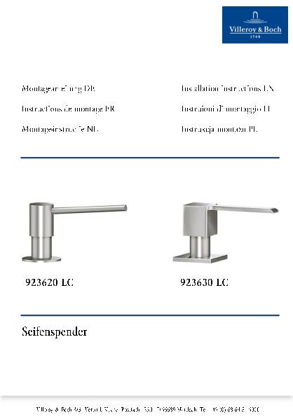 V&amp;B Seifenspender 923620 gold