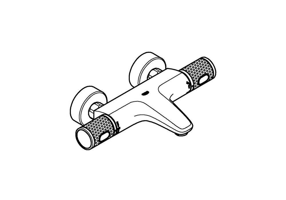 GROHE Thermostat-Wannenbatterie GROHTHERM 1000 Performance 1/2Zoll chr