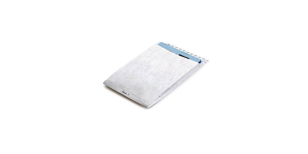 Tyvek Faltentasche DIN E4 305 x 406 mm (B x H) ohne Fenster 55g/m mit