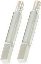 KS TOOLS Werkzeuge-Maschinen GmbH Vierkantadapter, 6mm, 2er Pack, verchromt (450.0185)