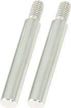 KS TOOLS Werkzeuge-Maschinen GmbH Rundadapter, 8mm, 2er Pack, verchromt (450.0183)