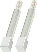 KS TOOLS Werkzeuge-Maschinen GmbH Vierkantadapter, 10mm, 2er Pack, verchromt (450.0187)