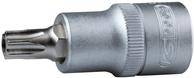 KS TOOLS Werkzeuge-Maschinen GmbH 1/2'' Bit-Stecknuss Torx mit Stirnlochbohrung, TB25, auf Hänger (911.1372-E)