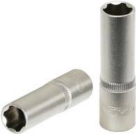 KS TOOLS Werkzeuge-Maschinen GmbH 1/4'' Stecknuss, lang, 6mm, auf Hänger (911.1426-E)