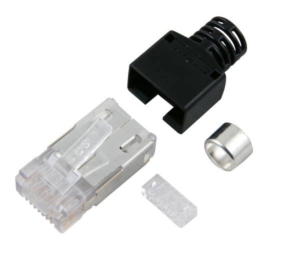 RJ45-Stewart Cat.5e, o. Tülle SS37-Serie -- Kupferverkabelung RJ45 Stecker + Zubehör RJ