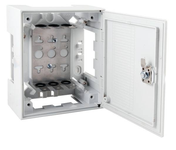 Box I zu 30DA mit Schloss -- Kupferverkabelung Telekom + LSA Systeme Standverteiler + Wandverteiler