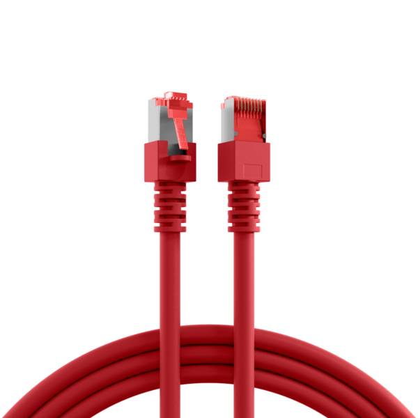 RJ45 Patchkabel Cat.6 S/FTP LSZH -- rot 30m Kupferverkabelung