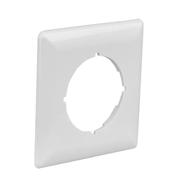 Abdeckplatte RAL9010 reinweiß -- Kupferverkabelung Netzwerkdose Netzwerkdosen