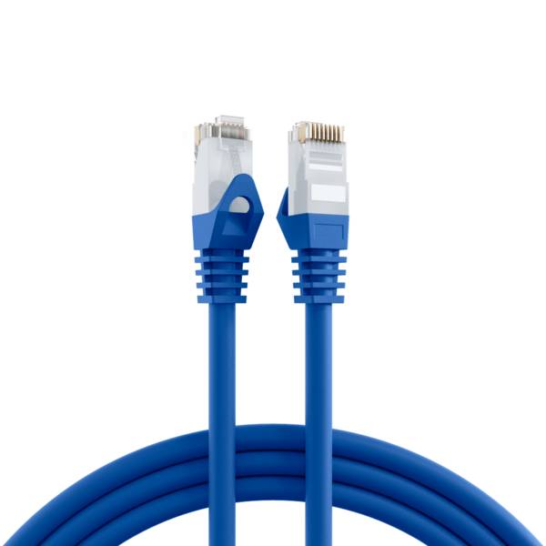 RJ45 Patchkabel Cat.6 U/UTP LSZH -- CCA blau 3m Kupferverkabelung