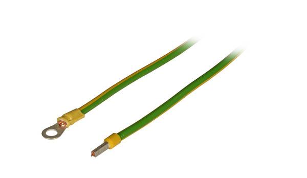 Erdungskabel 6 mm² RKS M6/AE, 2m Netzwerk- und Serverschränke Zubehör für Innenausbau Erdung