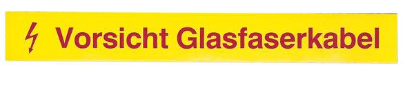 LWL-Kennzeichnungsstreifen,Vorsicht -- Glasfaserkabel Glasfaserverkabelung Glasfaser Werkzeug LWL