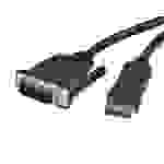 DisplayPort 1.1 auf DVI Anschlusskabel -- schwarz, 3 m Multimedia Video-Komponenten TV, Monitor