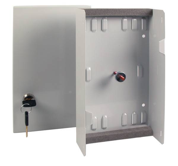 Spleißbox Kompakt Set RAL 9003 H=265 x -- B=150 x T=55mm Glasfaserverkabelung Glasfaser Verteiler