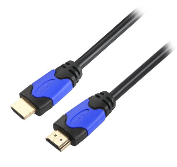 HighSpeed HDMI Kabel w. Ethernet -- Premium Certif.,4K60Hz A-A St-St, 2m, sc Multimedia