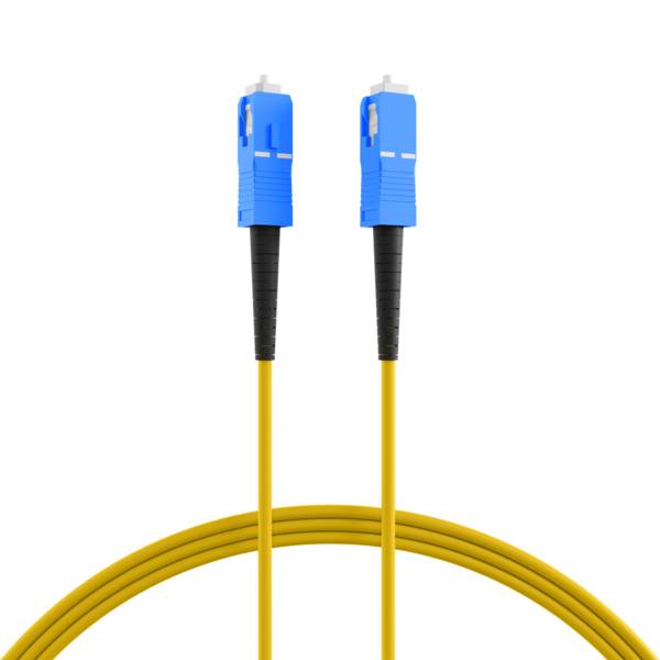 Simplex Patchkabel SC-SC OS2 G657A2 -- 2m LSZH 3mm gelb Glasfaserverkabelung Glasfaser OS2