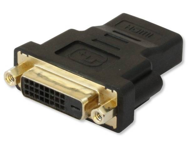 HDMI Buchse auf DVI-D 24+1 dual link -- Multimedia VGA / DVI Adapter