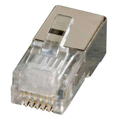 Modular-Stecker RJ12 STP, E-MO 6/6 G, -- Kupferverkabelung RJ45 Stecker + Zubehör RJ