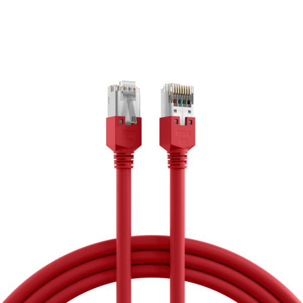 RJ45 Patchkabel Cat.5e S/UTP PVC -- Dätwyler 5502 TM11 rot 1,5m Kupferverkabelung