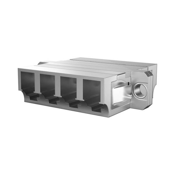 Kupplung LC Quad OS2 Metallgehäuse -- Glasfaserverkabelung Glasfaser Kupplungen OS2