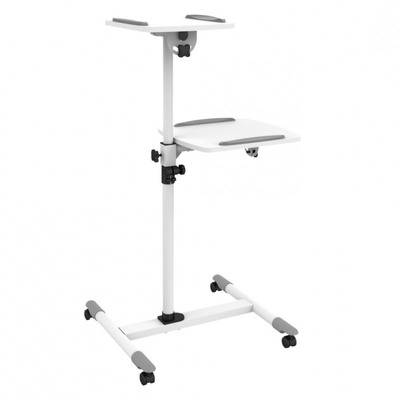 Flexible Universal Trolleys für Notebook -- / Beamer, 85-110 cm, weiß Multimedia TV + Sonstiges