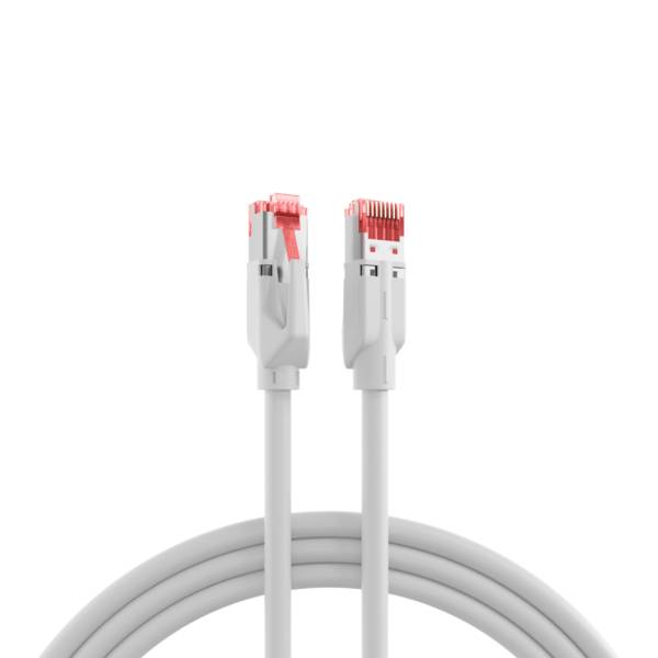 RJ45 Patchkabel Cat.6A S/FTP LSZH -- Draka UC900 TM21 weiß 3m Kupferverkabelung