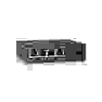 5-Port Gigabit Ethernet Switch, 4x RJ45 -- 1x GE SFP, Metallgehäuse Aktive Netzwerkkomponenten