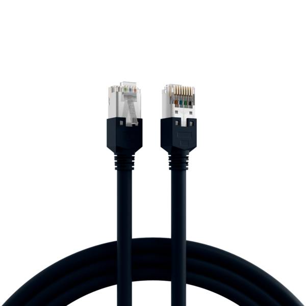 RJ45 Patchkabel Cat.5e S/UTP PVC -- Dätwyler 5502 TM11 schwarz 5m Kupferverkabelung