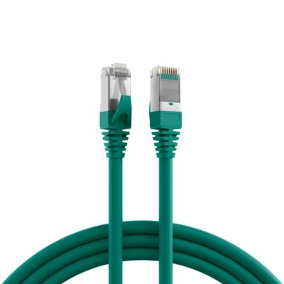 RJ45 Patchkabel Cat.5e SF/UTP PUR -- RAL6018 grün 30m Kupferverkabelung Industrie