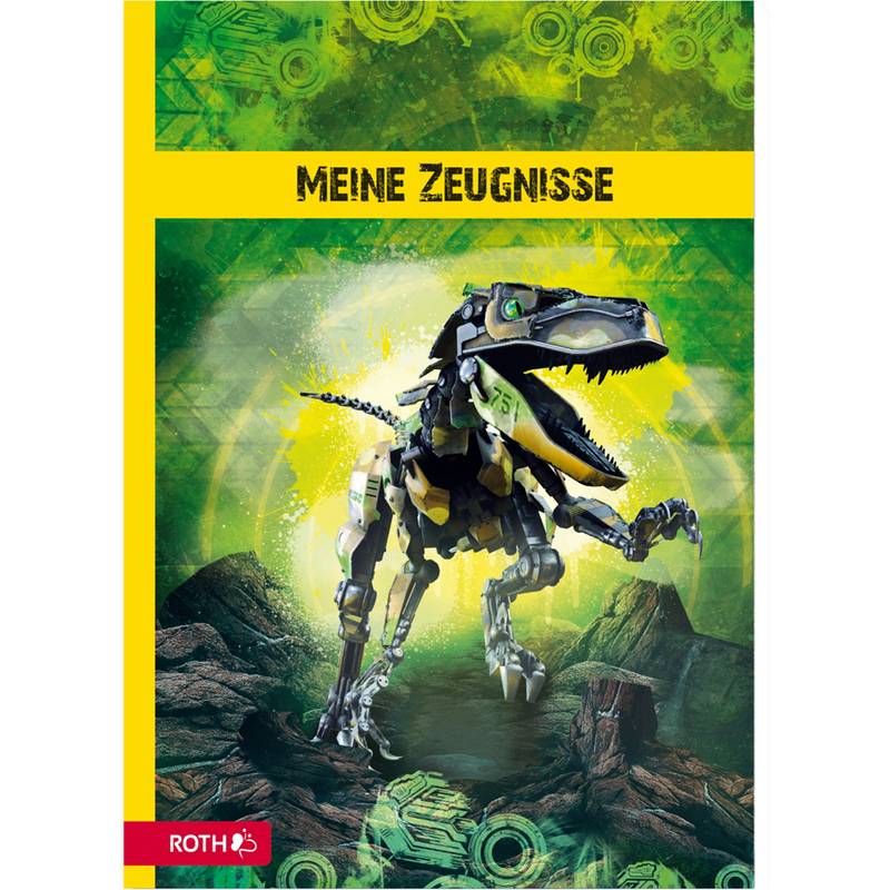 ROTH Zeugnismappe "Robo-Rex", DIN A4