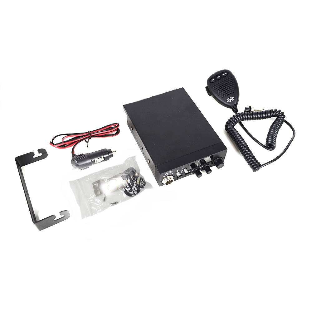 CB PNI Escort-Radiosender HP 8000L mit einstellbarem ASQ, 12 V, 4 W, Schloss und Feuerzeugstecker