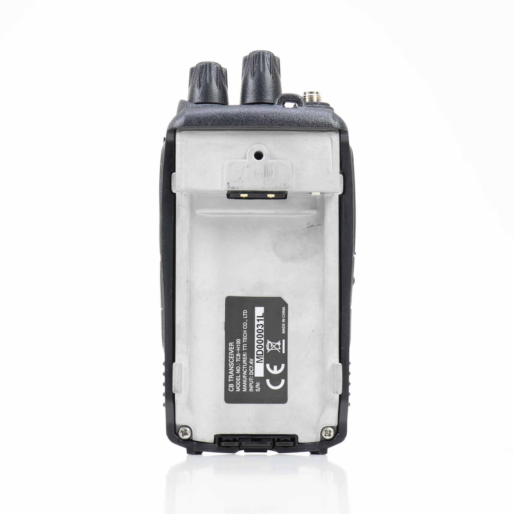 Tragbarer CB-Radiosender TTi TCB-H100, 12V / 24V-Stromversorgung, Roger Beep, Squelch