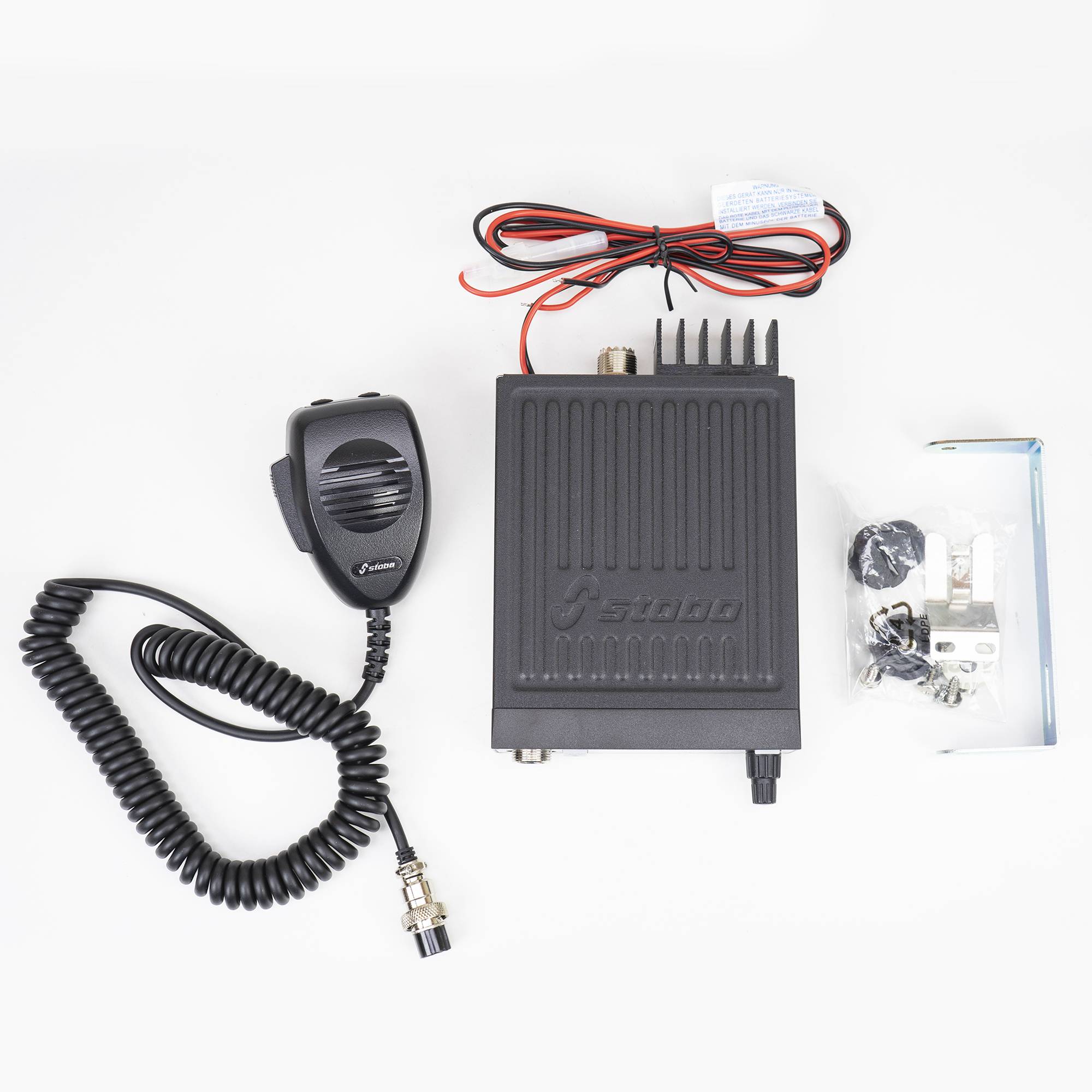 CB STABO XM 3008E AM-FM-Radiosender, 12-24 V, VOX, ASQ