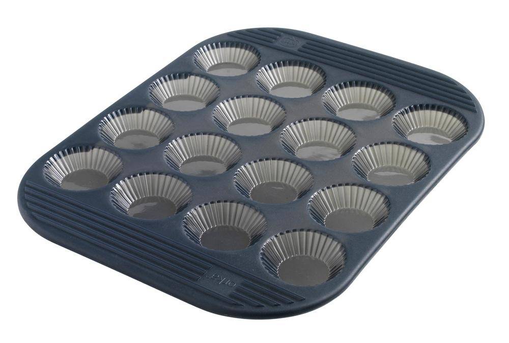 16er Mini-Tartlet Backform, grau
