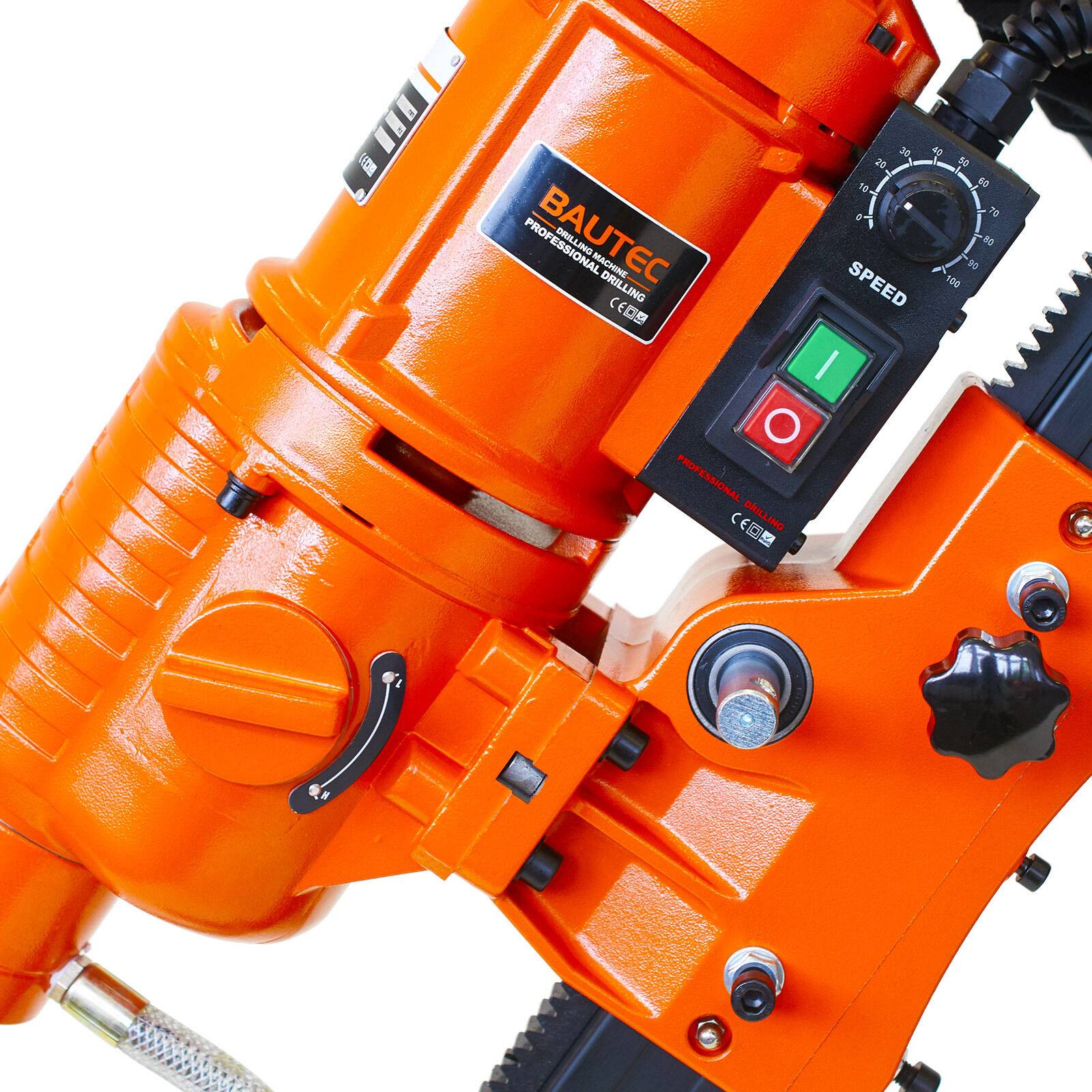 BAUTEC PROFI Kernbohrgerät S305 » 3.500 W » Ø 305mm » Nass & Trocken » 2-Gang-Getriebe » standgeführte Kernbohrmaschine