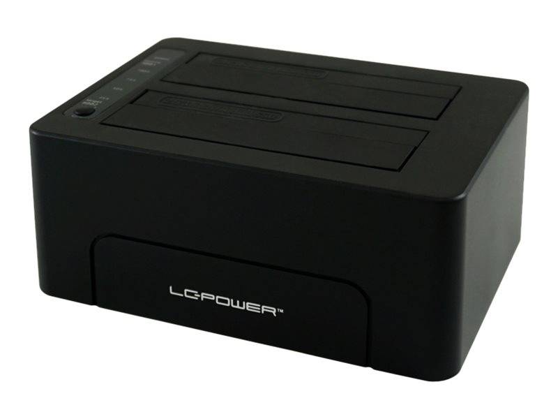 LC-POWER - LC Power LC-DOCK-C - HDD-Dockingstation mit Ein/Aus-Schalter Schächte: 2 - 2,5"" / 3,5"" gemeinsam genutzt (6,4