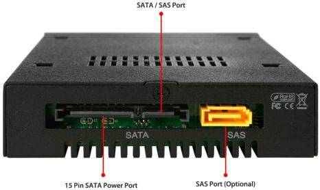 Cremax ICY Dock MB991IK-B - Laufwerksschachtadapter - 3,5" auf 2,5" (8.9 cm to 6.4 cm)