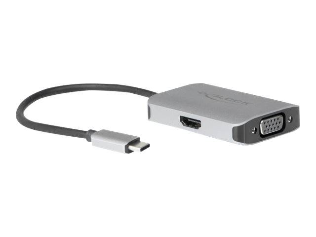 Delock - Videoadapter - USB-C männlich bis HD-15 (VGA)