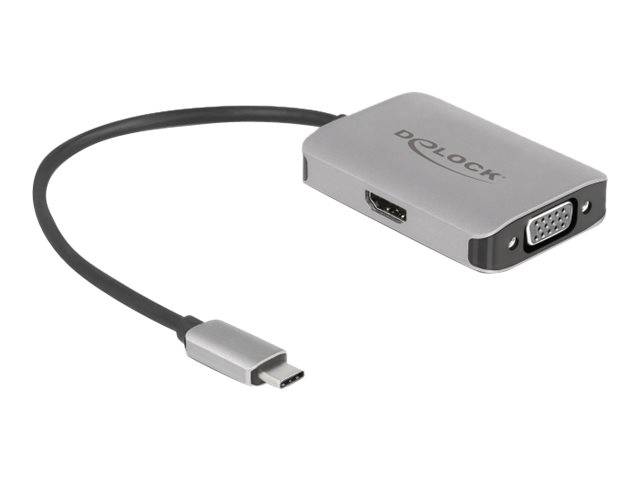 Delock - Videoadapter - USB-C männlich bis HD-15 (VGA)