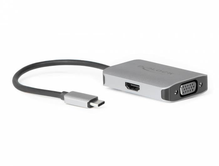 Delock - Videoadapter - USB-C männlich bis HD-15 (VGA)