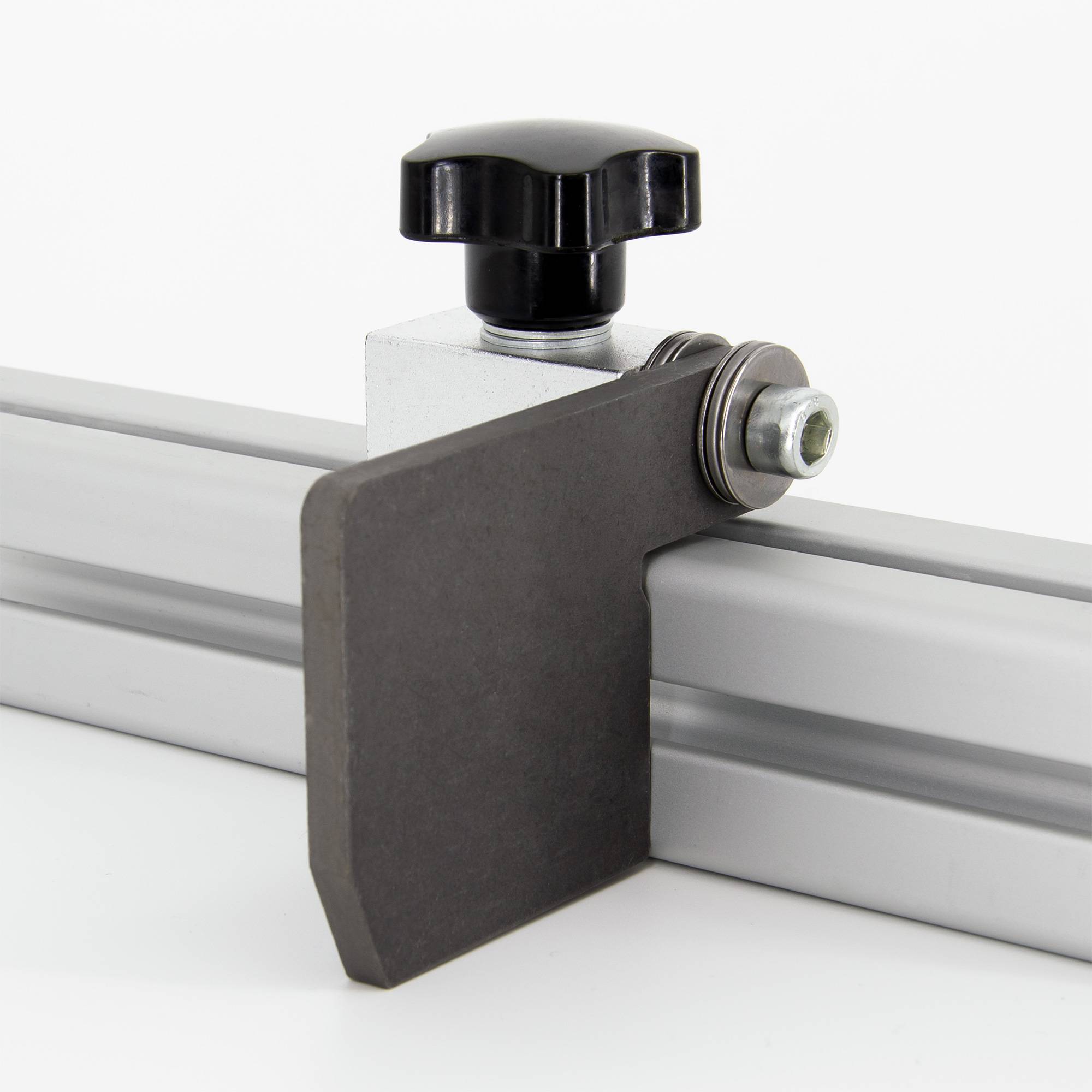 SCHMIDT systemprofile Anschlag B Nut 8 Schlittenklemmung Längenanschlag Spurstopper Ablängklappe