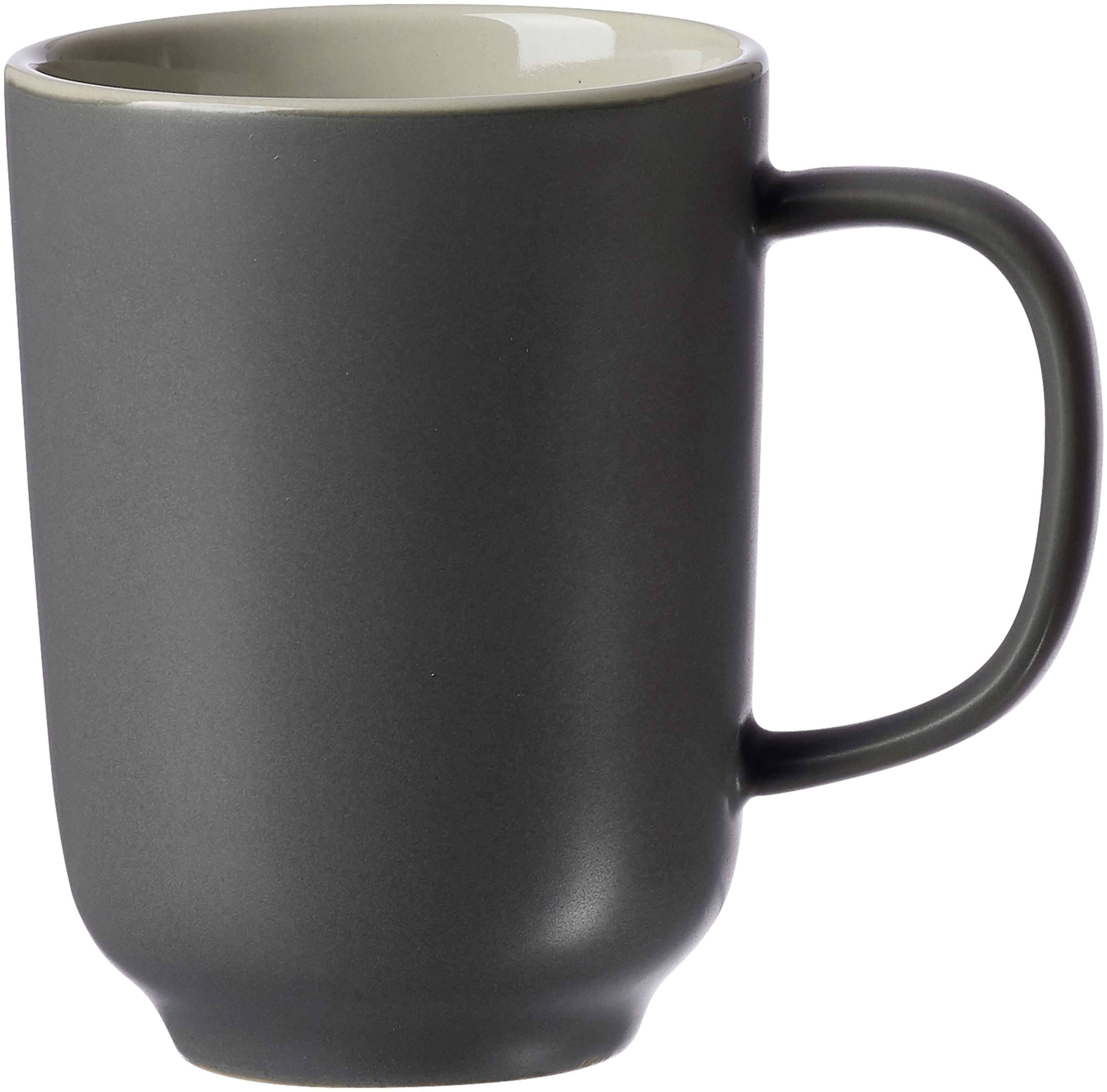 Ritzenhoff & Breker Kaffee Becher Jasper Keramik Geschirr 320 ml grau