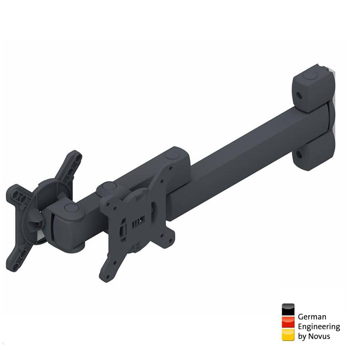 Novus POS Arm L 380 cross 2 Dual Monitorhalter (853+4505+003), schwarz
