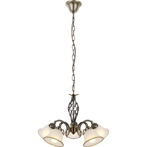 Hängelampe Kronleuchter Hängeleuchte Glasleuchte Esszimmer Lampe Altmessing, Metall Glas, 5 flammig, 5x E27 Fassungen, DxH 60x120 cm Hängelampe Kronleuchter Hängeleuchte Glasleuchte Esszimmer Lampe Altmessing, Metall Glas, 5 flammig, 5x E27 Fassungen, DxH 60x120 cm