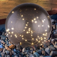 LED Solar Außen Tisch Steck Lampe Garten Lichterkette Kugel Strahler Park Lampe rauch LED Solar Außen Tisch Steck Lampe Garten Lichterkette Kugel Strahler Park Lampe rauch