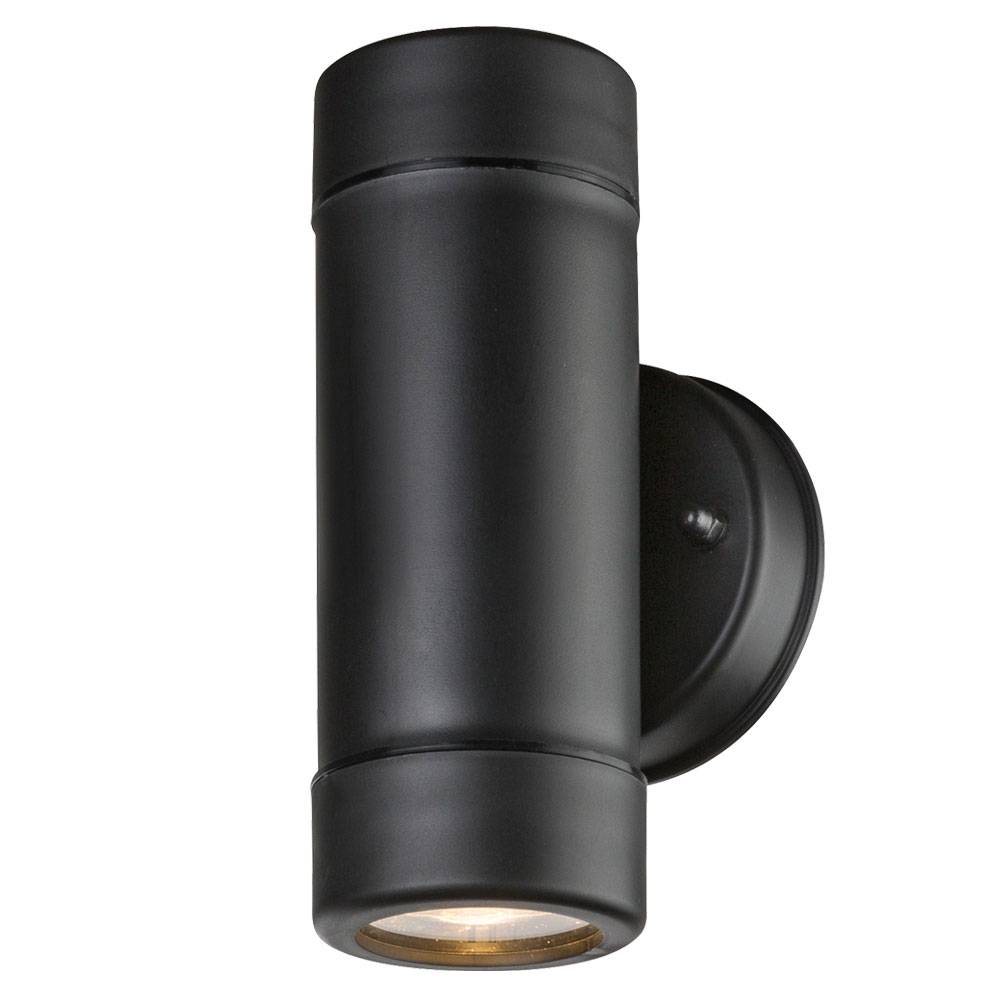 Wandlampe Wandleuchte Außenleuchte Hauswandlampe Balkonleuchte, Up & Down Strahler 2 Flammig IP44, GU10 Fassungen, BxH 8,6x16cm