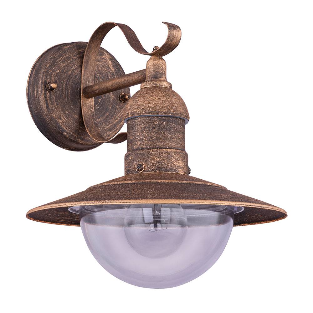 Außen Wand Spot Lampe Leuchte Garten Hof Weg Beleuchtung EDELSTAHL Retro Vintage Licht