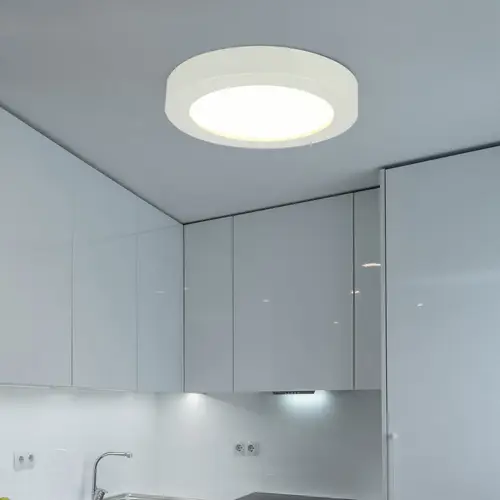 LED Decken Lampe Aufbau Panel Wohn Schlaf Zimmer Beleuchtung Dielen Strahler Leuchte LED Decken Lampe Aufbau Panel Wohn Schlaf Zimmer Beleuchtung Dielen Strahler Leuchte