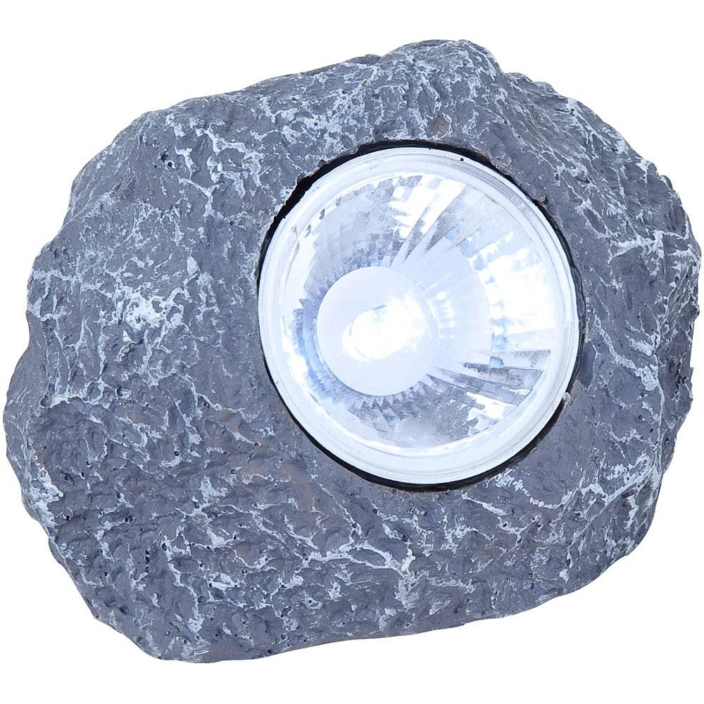 Solar Stein Leuchte LED Garten Beleuchtung Dekoration Lampe IP44 Terrasse Licht