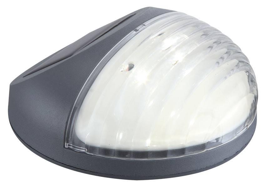 LED Solarleuchte Garten Zaun Beleuchtung Außenbereich IP44